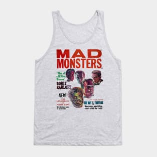 Mad Monsters Vintage Horror classic magazine cover Tank Top